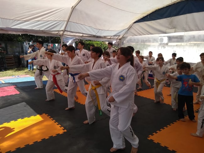 Fin de semana de Taekwondo en Funes 
